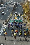 درگیری دوچرخه سواران ایرانی در تور تهران
