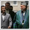 محمود احمدی نژاد با استقبال کرزی وارد کابل شد