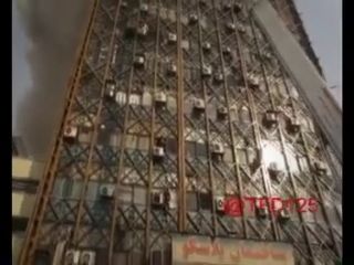 فیلم دیده نشده از لحظه خروج آتش نشانان از نمای ساختمان پلاسکو