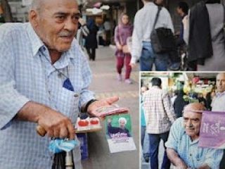 ماجرای پیرمرد فال فروش هوادار روحانی و مصاحبه پخش نشده از عمومرتضی فال فروش قبل از انتخابات