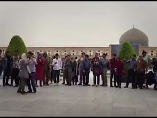 رقص تانگوی زوج فرانسوی در میدان نقش جهان اصفهان - ویدیو
