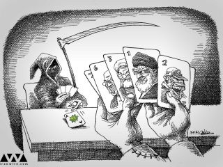کاریکاتور «شانس بد مردم ایران‎» - کاری از مانا نیستانی