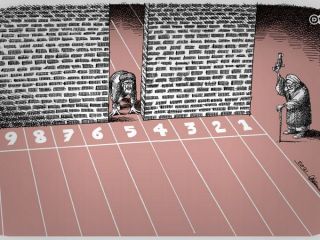 کاریکاتور مانا نیستانی از ماجرای انتصابات ریاست جمهوری ۱۴۰۰