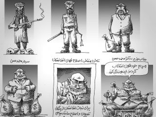 کاریکاتور «تحول طالبان، برنامه آینده» - کاری از مانا نیستانی