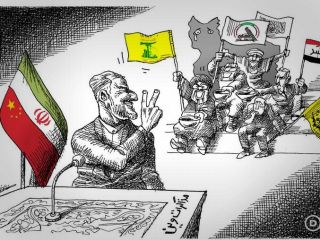 کاریکاتور پرمعنای مانا نیستانی از مذاکرات وین