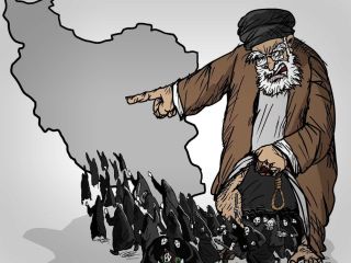 کاریکاتور «بازگشت گشت ارشاد» - کاری از گوندوز آقایف(کارتونیست آذربایجانی)