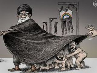 کاریکاتور «رسوایی ثقتی گیت» - کاری از مانا نیستانی
