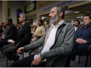 تصویری از حضور اسدالله اسدی در دیدار با خامنه‌ای