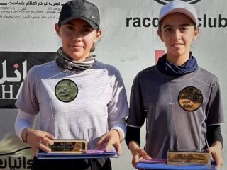 قهرمانی کودکان در مسابقات بزرگسالان تنیس مازندران