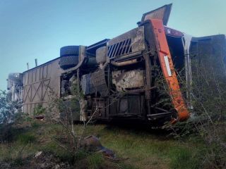 واژگونی اتوبوس ایرانی در ارمنستان پنج کشته و ۹ زخمی بر جا گذاشت