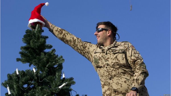 کریسمس سربازان ناتو در افغانستان