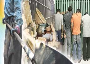 حفر تونل برای رسیدن به گنج