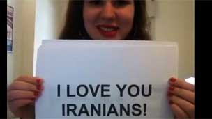 بمب عشق شهروندان اسرائیل برای مردم ایران