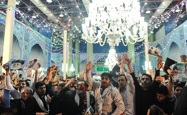 قطع سخنرانی سیدحسن با شعار مرگ بر ضد ولایت فقیه 