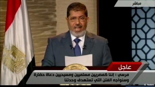 پیروزی مرسی در مصر‌، نگرانی اسرائیل و شادی حماس