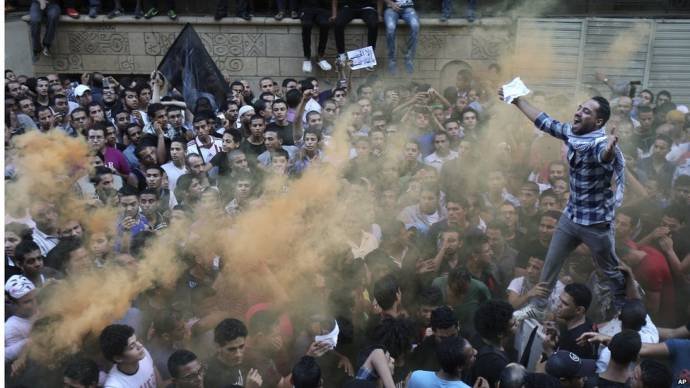 حمله به سفارت آمریکا در یمن؛ تظاهرات در قاهره