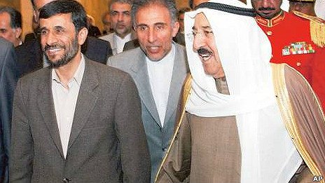 انتقاد کویت از ایران بر سر جزایر سه‌گانه در آستانه سفر احمدی نژاد