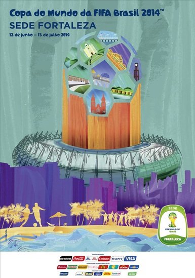 رونمایی از پوسترهای جام جهانی فوتبال برزیل رونمایی از پوسترهای جام جهانی فوتبال برزیل