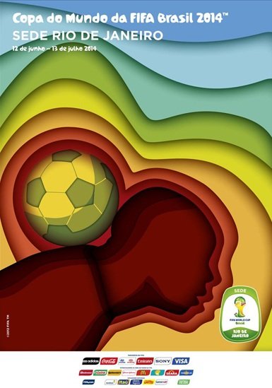 رونمایی از پوسترهای جام جهانی فوتبال برزیل رونمایی از پوسترهای جام جهانی فوتبال برزیل