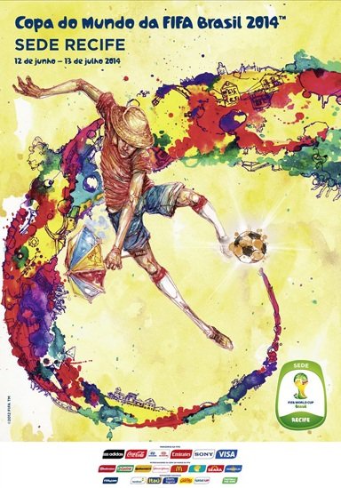 رونمایی از پوسترهای جام جهانی فوتبال برزیل رونمایی از پوسترهای جام جهانی فوتبال برزیل