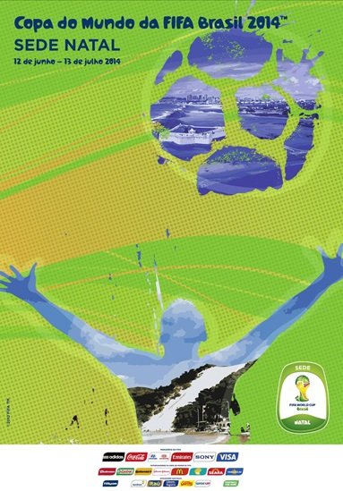 رونمایی از پوسترهای جام جهانی فوتبال برزیل رونمایی از پوسترهای جام جهانی فوتبال برزیل