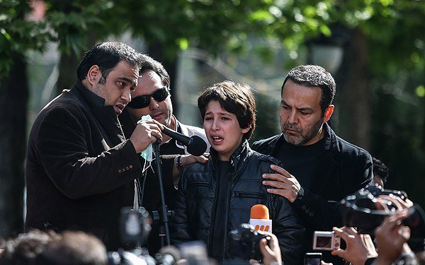 مراسم تشییع عسل بدیعی مراسم تشییع عسل بدیعی