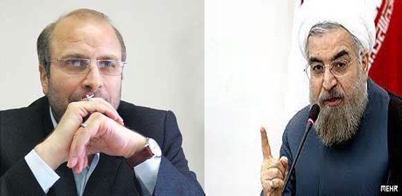 حمله شدید قالیباف به روحانی حمله شدید قالیباف به روحانی